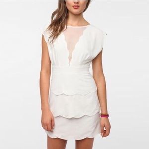 White bodycon dress